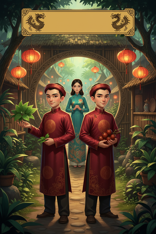 Sự Tích Trầu Cau — Gift Card Văn Hóa | The Legend of Betel & Areca Gift Card