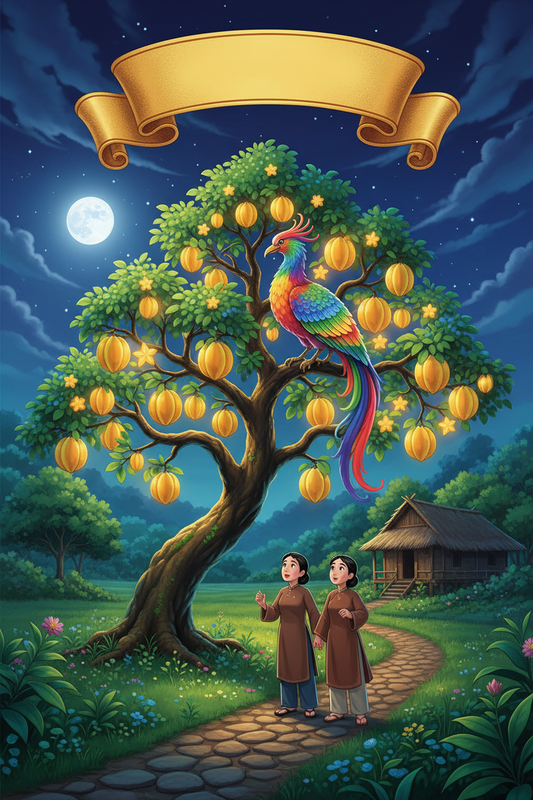 Truyện Cổ Tích Cây Khế — Gift Card Văn Hóa | The Star Fruit Tree Gift Card