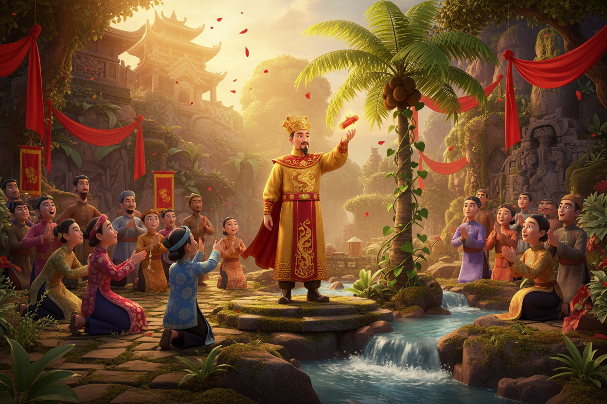 Sự Tích Trầu Cau — Gift Card Văn Hóa | The Legend of Betel & Areca Gift Card