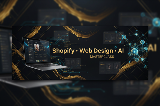 Thẻ khoá học Shopify · Web Design · AI